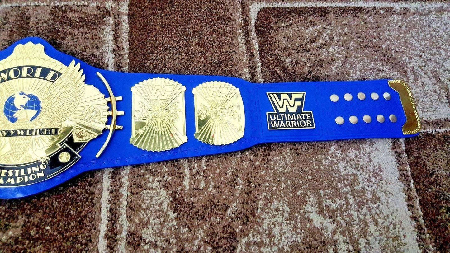 WWF ULTIMATE WARRIOR WINGED EAGLE Brass Championship Title Belt