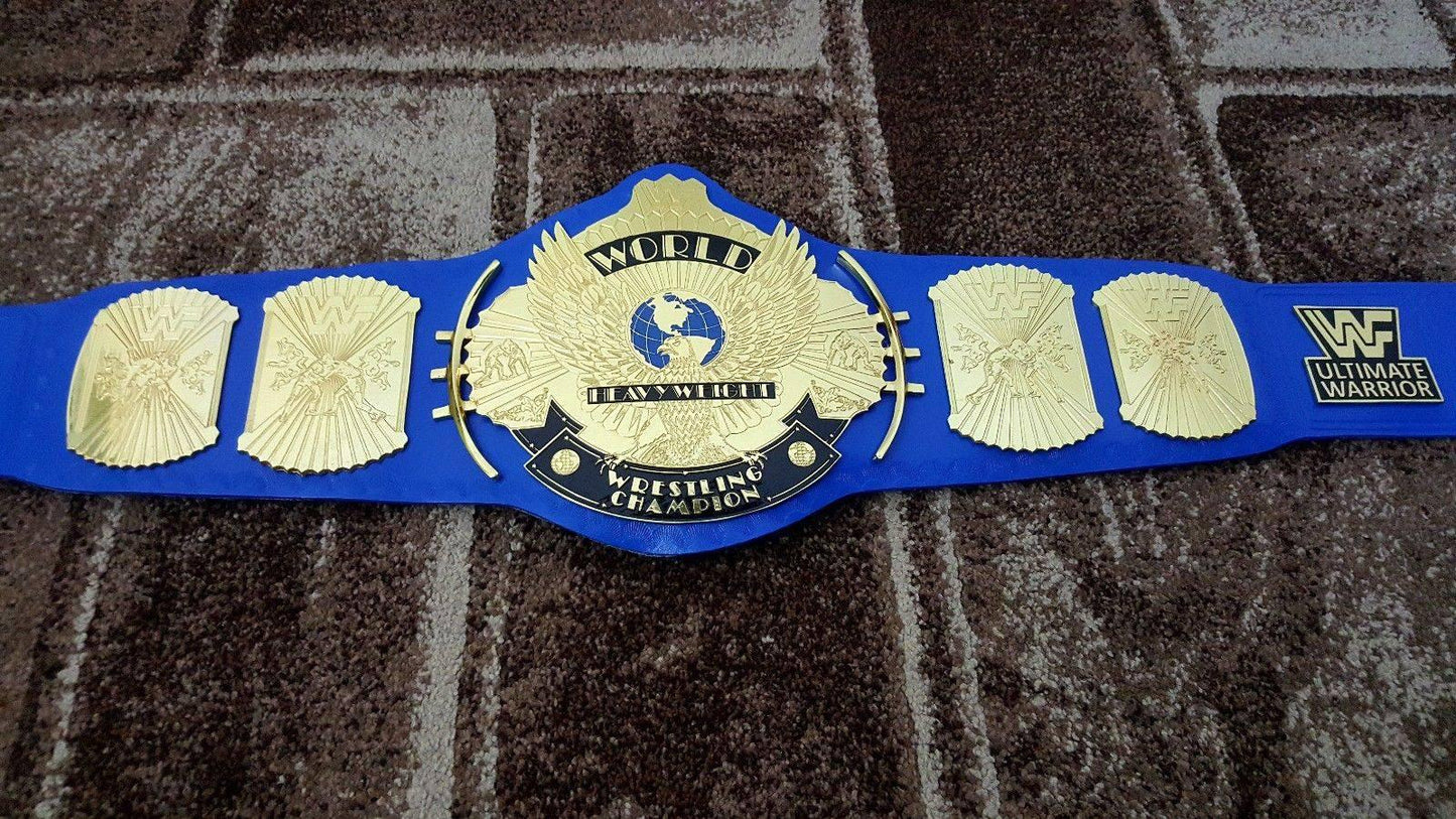 WWF ULTIMATE WARRIOR WINGED EAGLE Brass Championship Title Belt