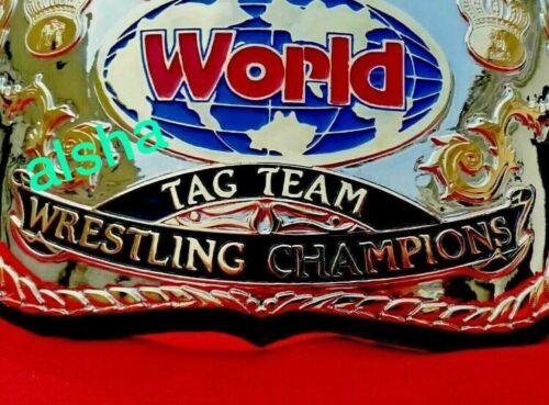WWF WORLD TAG TEAM DUAL PLATED Zinc Championship Belt
