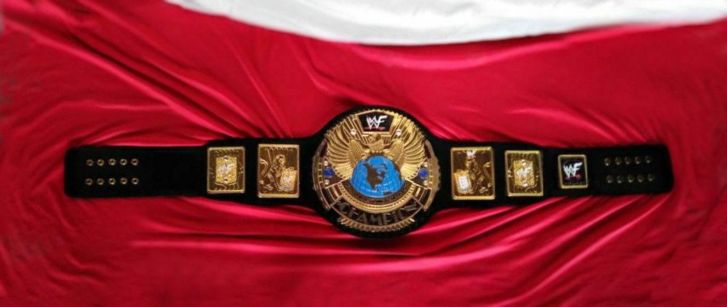 WWF BIG EAGLE SCRATCH LOGO Brass Championship Belt