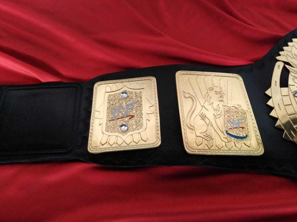 WWF BIG EAGLE SCRATCH LOGO Brass Championship Belt