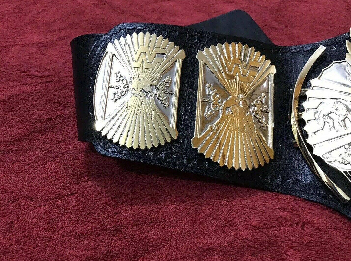 WWF WINGED EAGLE DUAL PLATED 24K GOLD Championship Title Belt