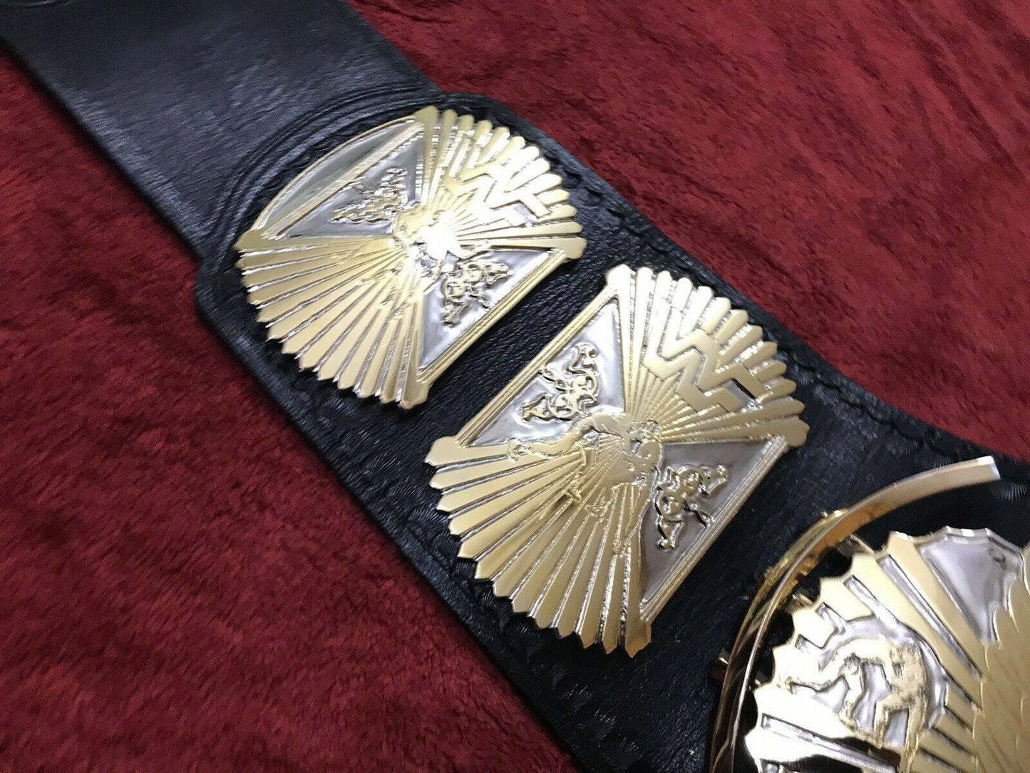 WWF WINGED EAGLE DUAL PLATED 24K GOLD Championship Title Belt