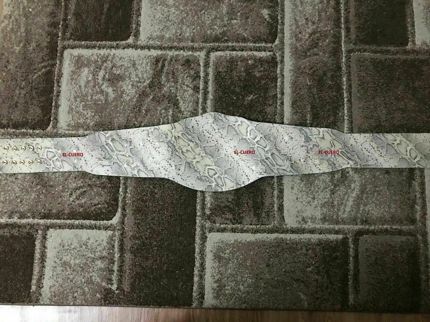 WWE Smoking Skull Brass Championship Belt