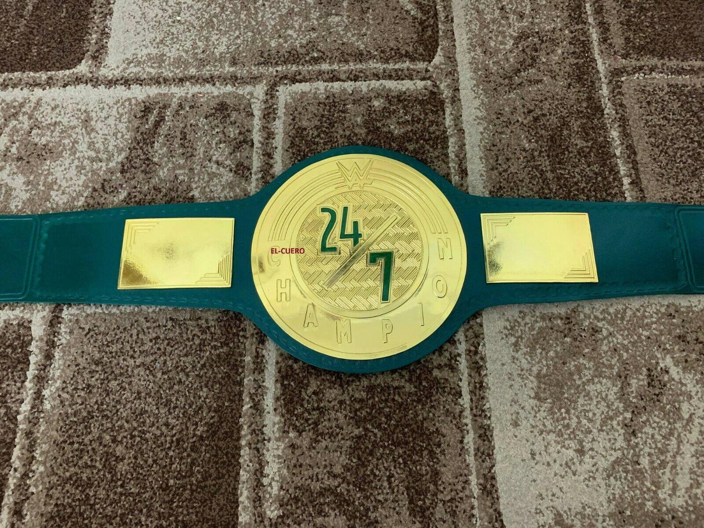 WWE 24/7 CLASSIC Brass Championship Belt