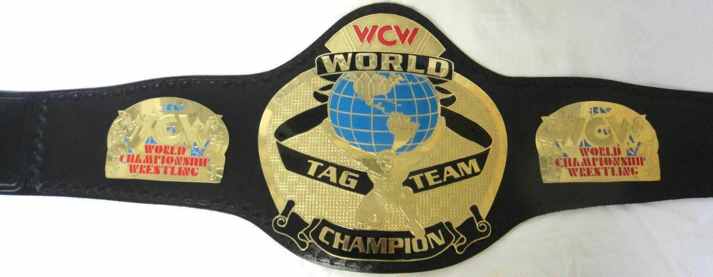 WCW WORLD TAG TEAM Brass Championship Belt