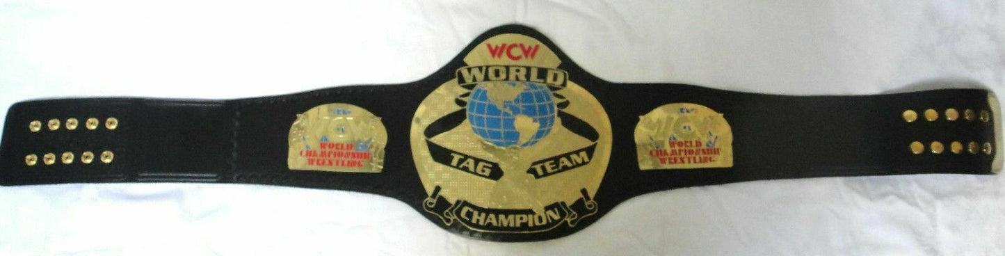 WCW WORLD TAG TEAM Brass Championship Belt