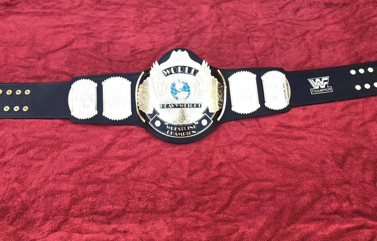 WWF WINGED EAGLE DUAL PLATED Brass Championship Title Belt