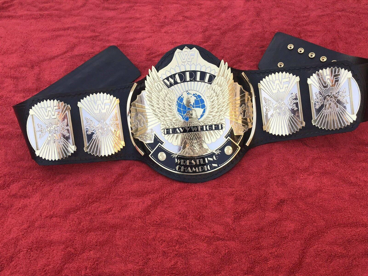 WWF WINGED EAGLE DUAL PLATED Brass Championship Title Belt