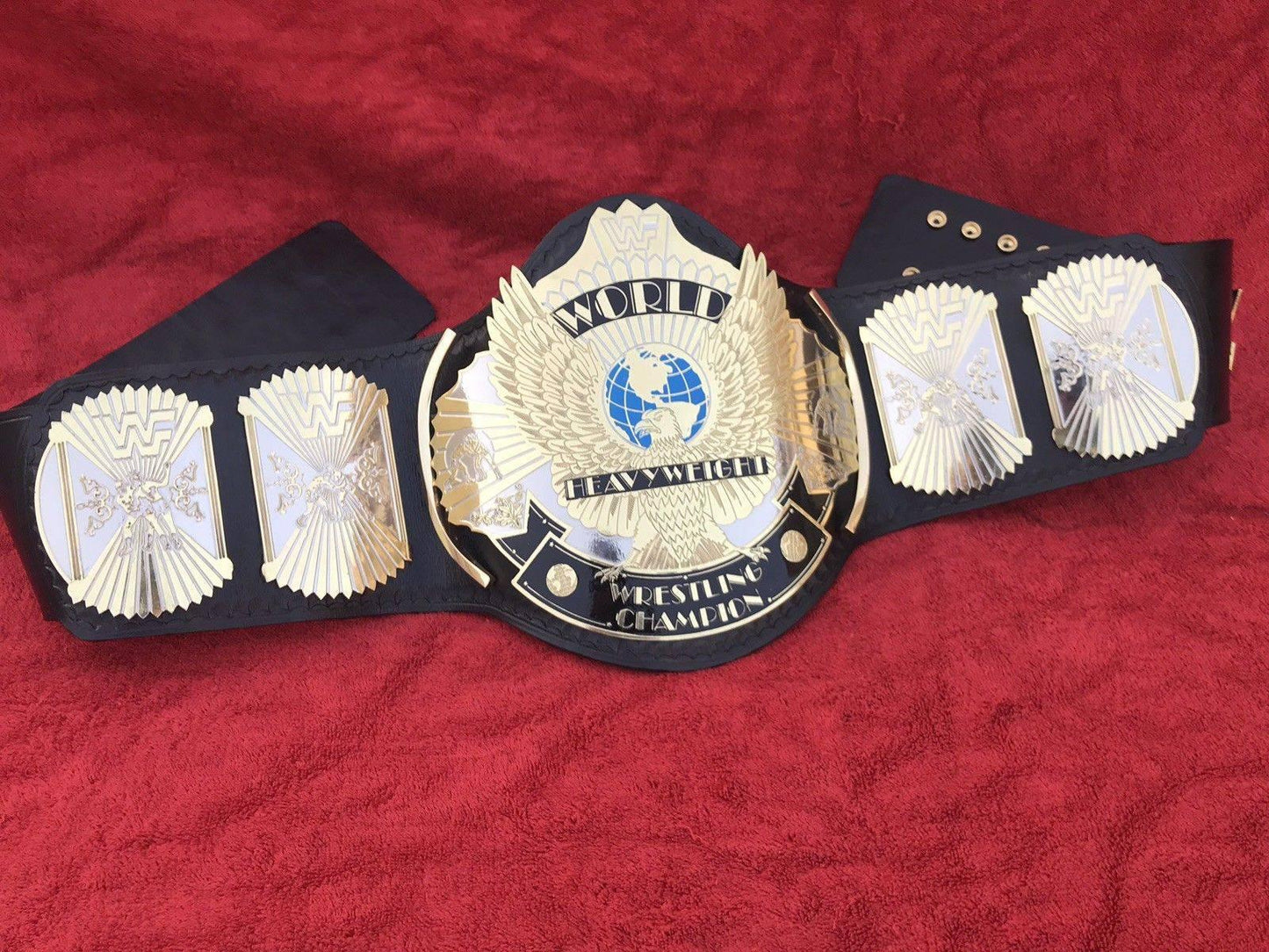 WWF WINGED EAGLE DUAL PLATED Brass Championship Title Belt