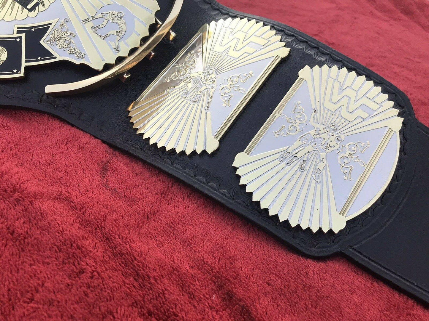 WWF WINGED EAGLE DUAL PLATED Brass Championship Title Belt