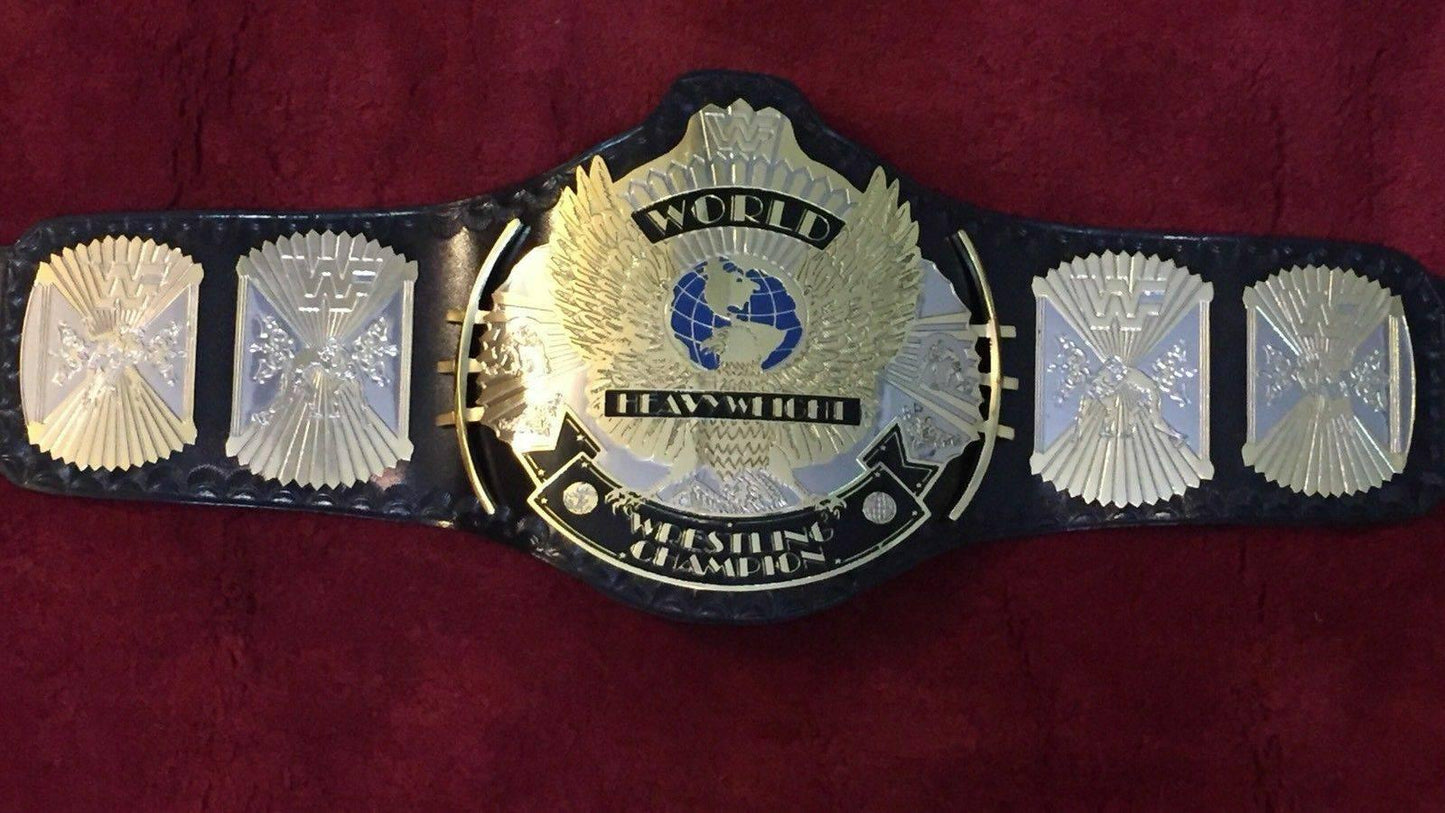 WWF WINGED EAGLE DUAL PLATED Brass Championship Belt