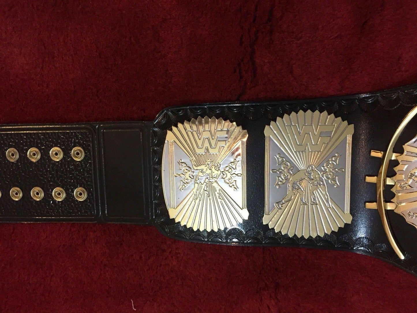 WWF WINGED EAGLE DUAL PLATED Brass Championship Belt