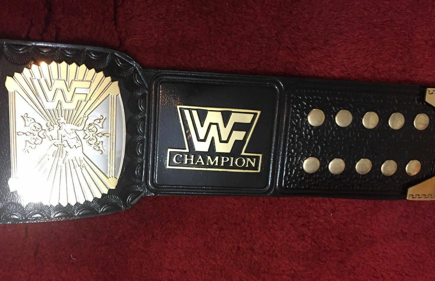 WWF WINGED EAGLE DUAL PLATED Brass Championship Belt