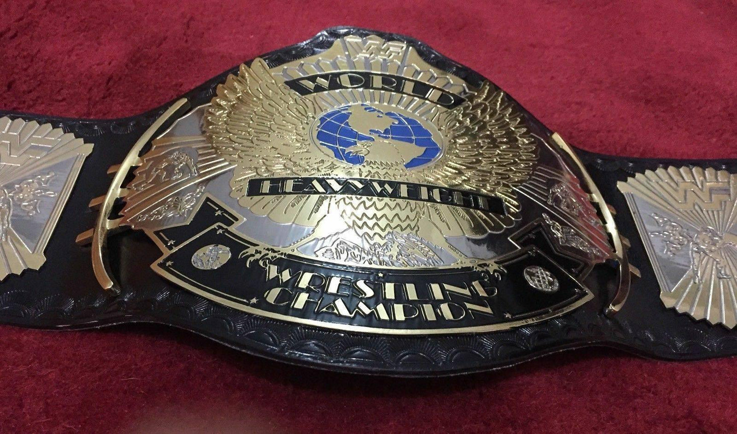 WWF WINGED EAGLE DUAL PLATED Brass Championship Belt