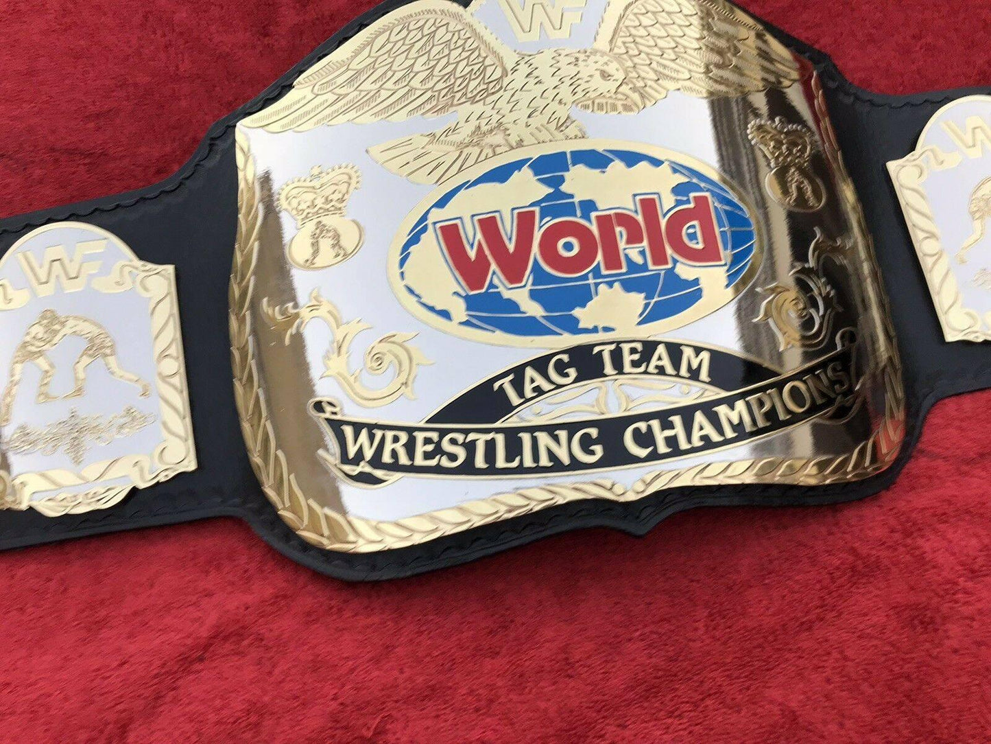 WWF WORLD TAG TEAM Brass Championship Replica Belt