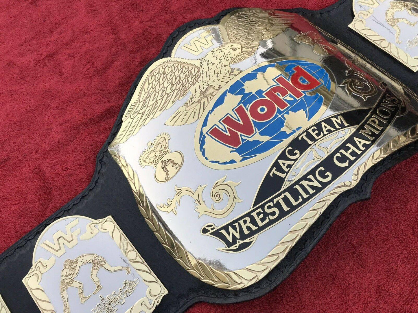 WWF WORLD TAG TEAM Brass Championship Replica Belt