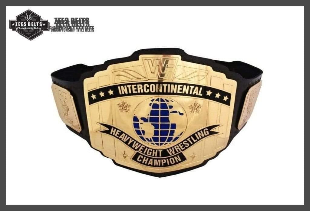 WWF INTERCONTINENTAL Brass Championship Title Belt