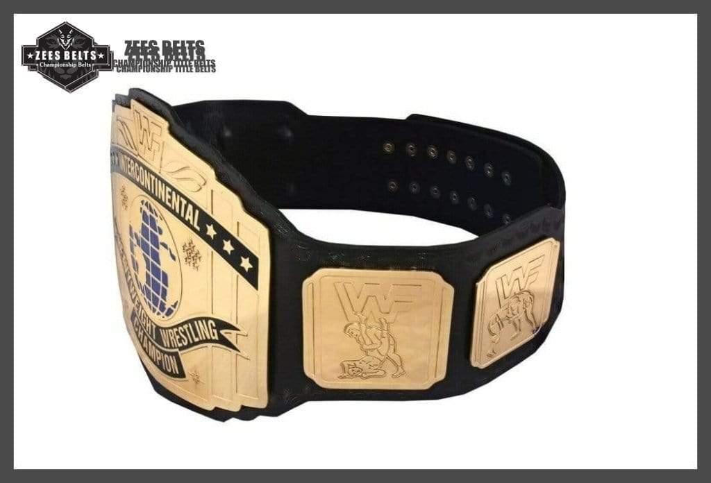 WWF INTERCONTINENTAL Brass Championship Title Belt