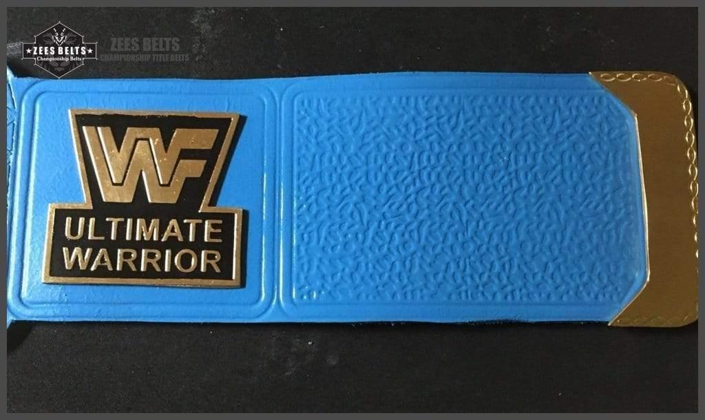 WWF WINGED EAGLE BLUE Brass Championship Title Belt