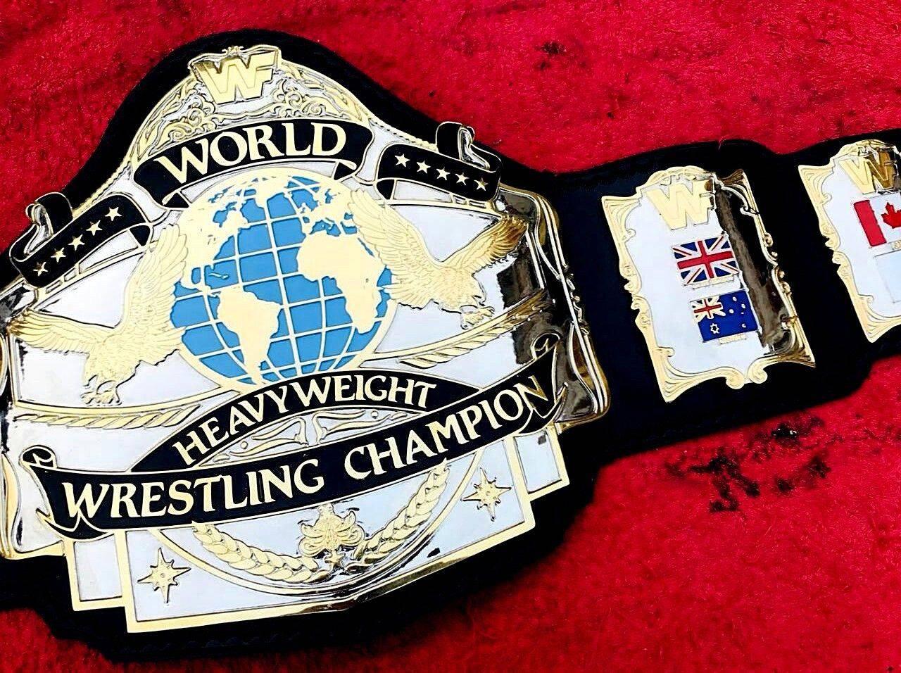 WWF ANDRE HEAVYWEIGHT 87 24K GOLD Zinc Championship Title Belt