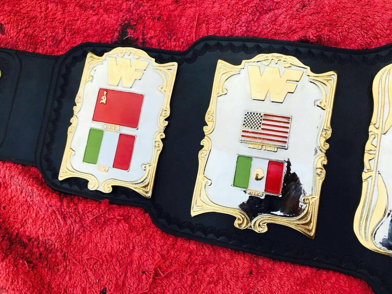 WWF ANDRE HEAVYWEIGHT 87 24K GOLD Zinc Championship Title Belt