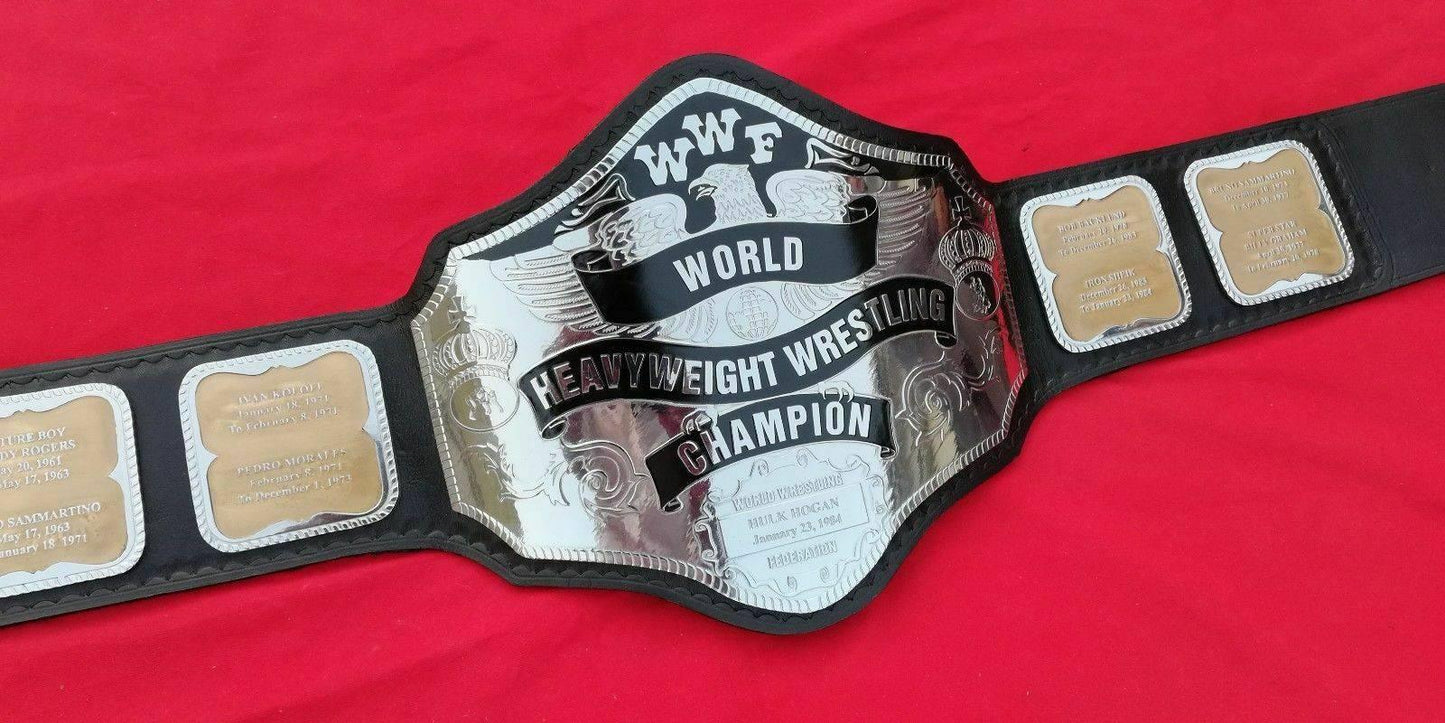 WWF HULK HOGAN 84 24K GOLD Championship Belt