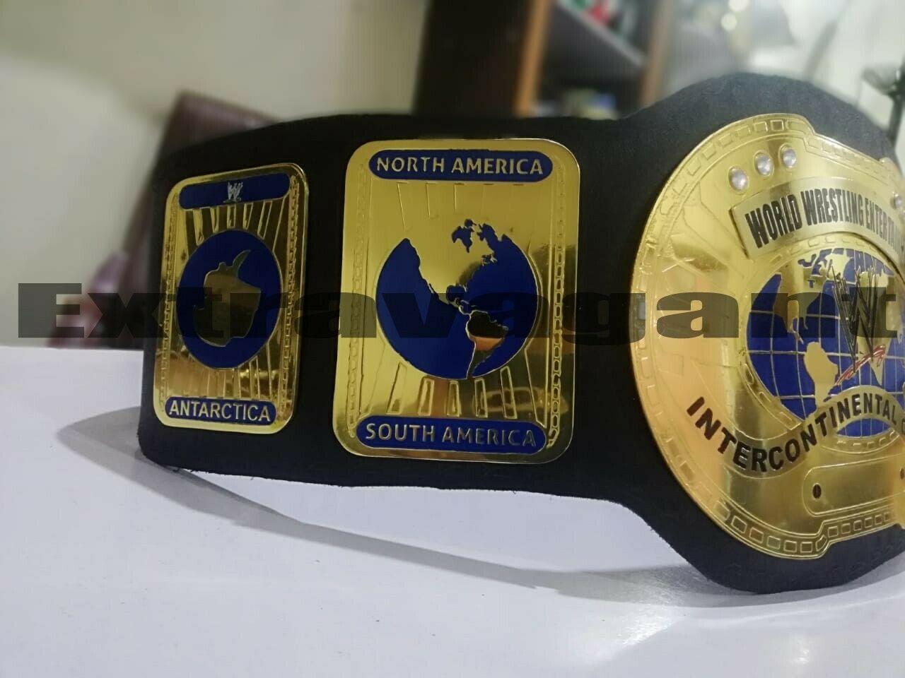 WWE INTERCONTINENTAL OVAL Brass Championship Belt