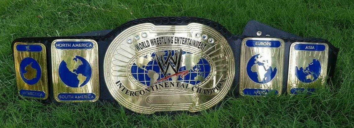 WWE INTERCONTINENTAL OVAL Brass Championship Belt