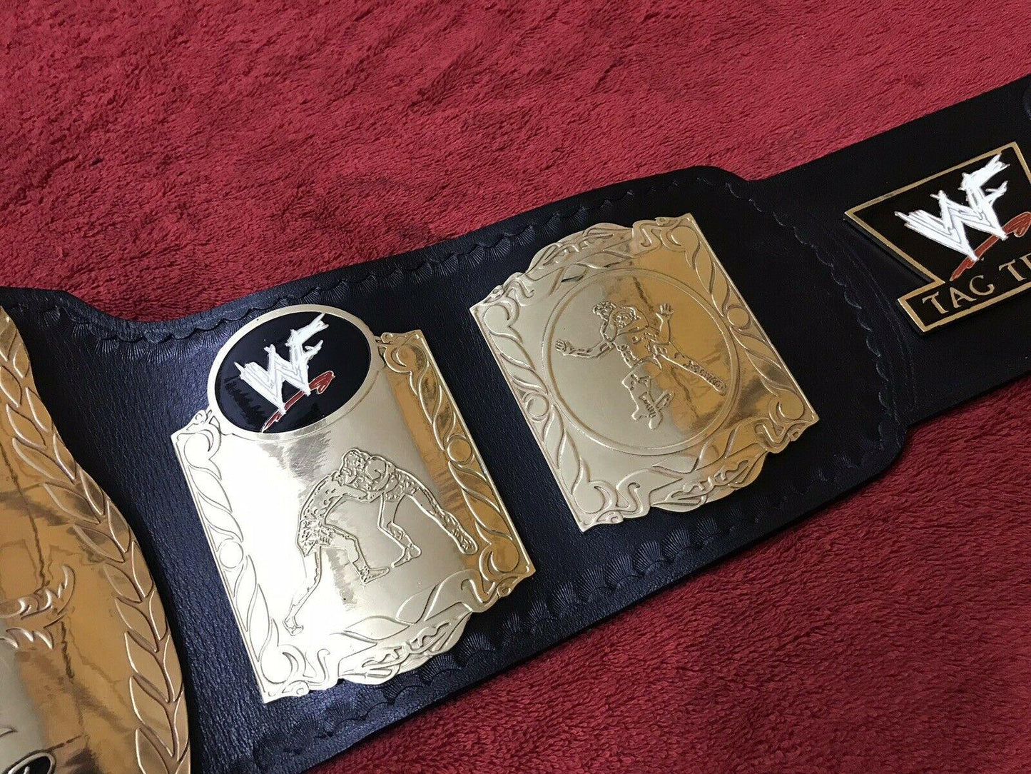 WWF WORLD TAG TEAM Brass Championship Replica Belt