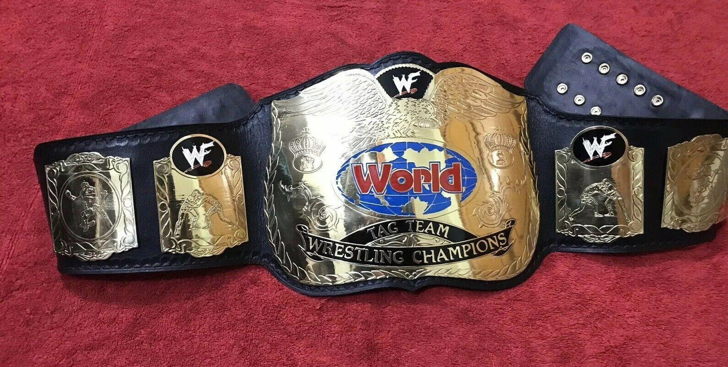 WWF WORLD TAG TEAM Brass Championship Replica Belt