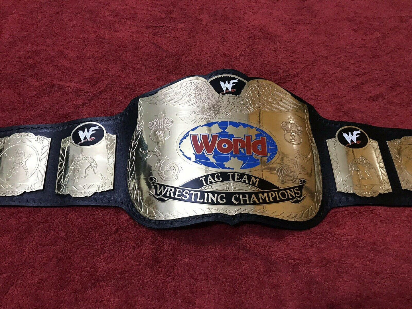 WWF WORLD TAG TEAM Brass Championship Replica Belt