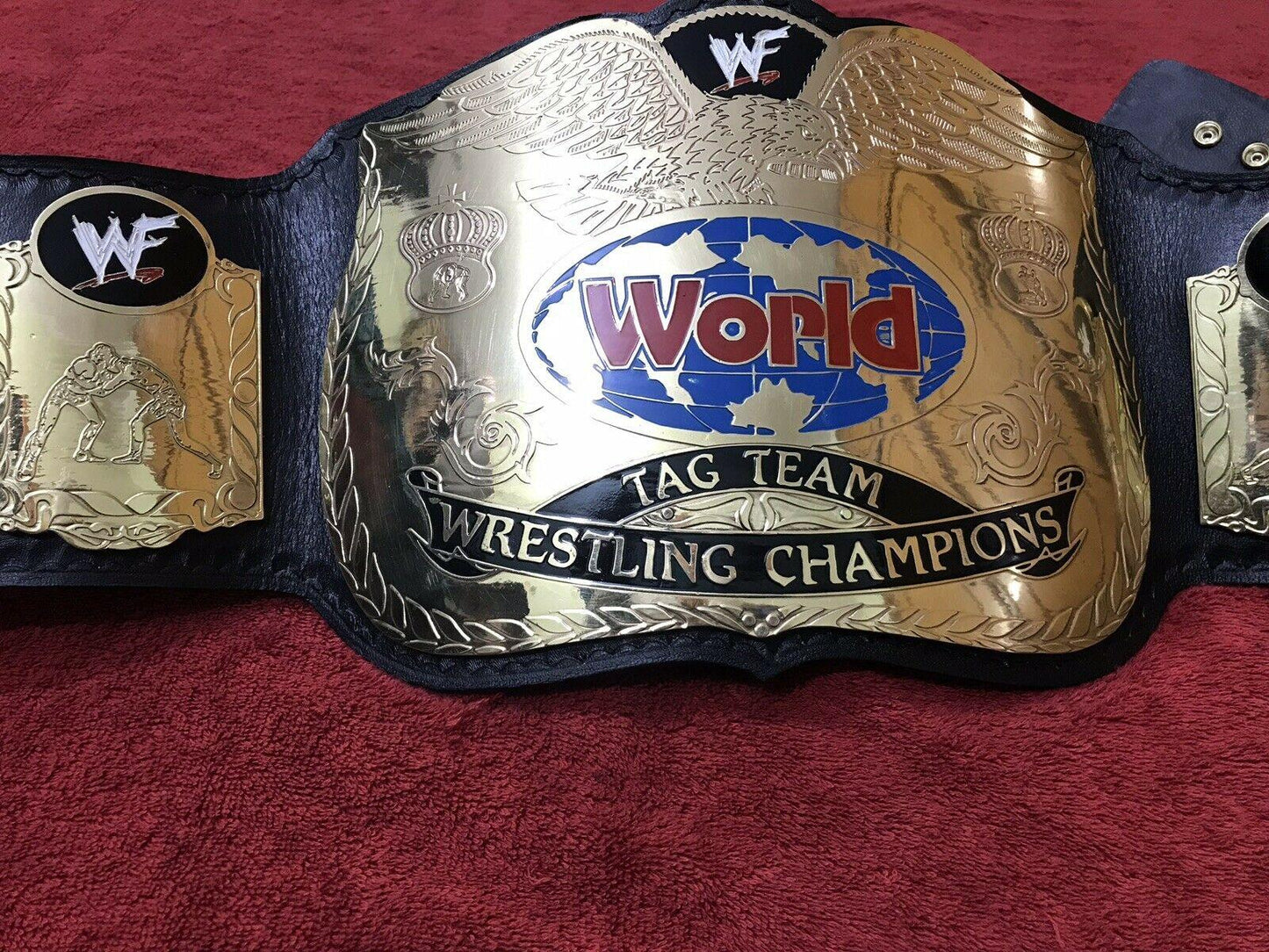 WWF WORLD TAG TEAM Brass Championship Replica Belt