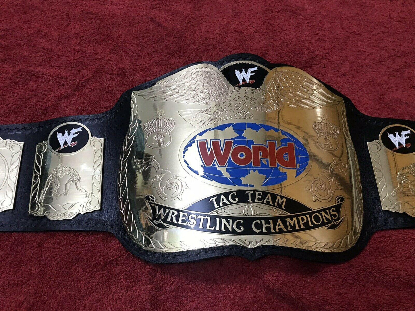 WWF WORLD TAG TEAM Brass Championship Replica Belt