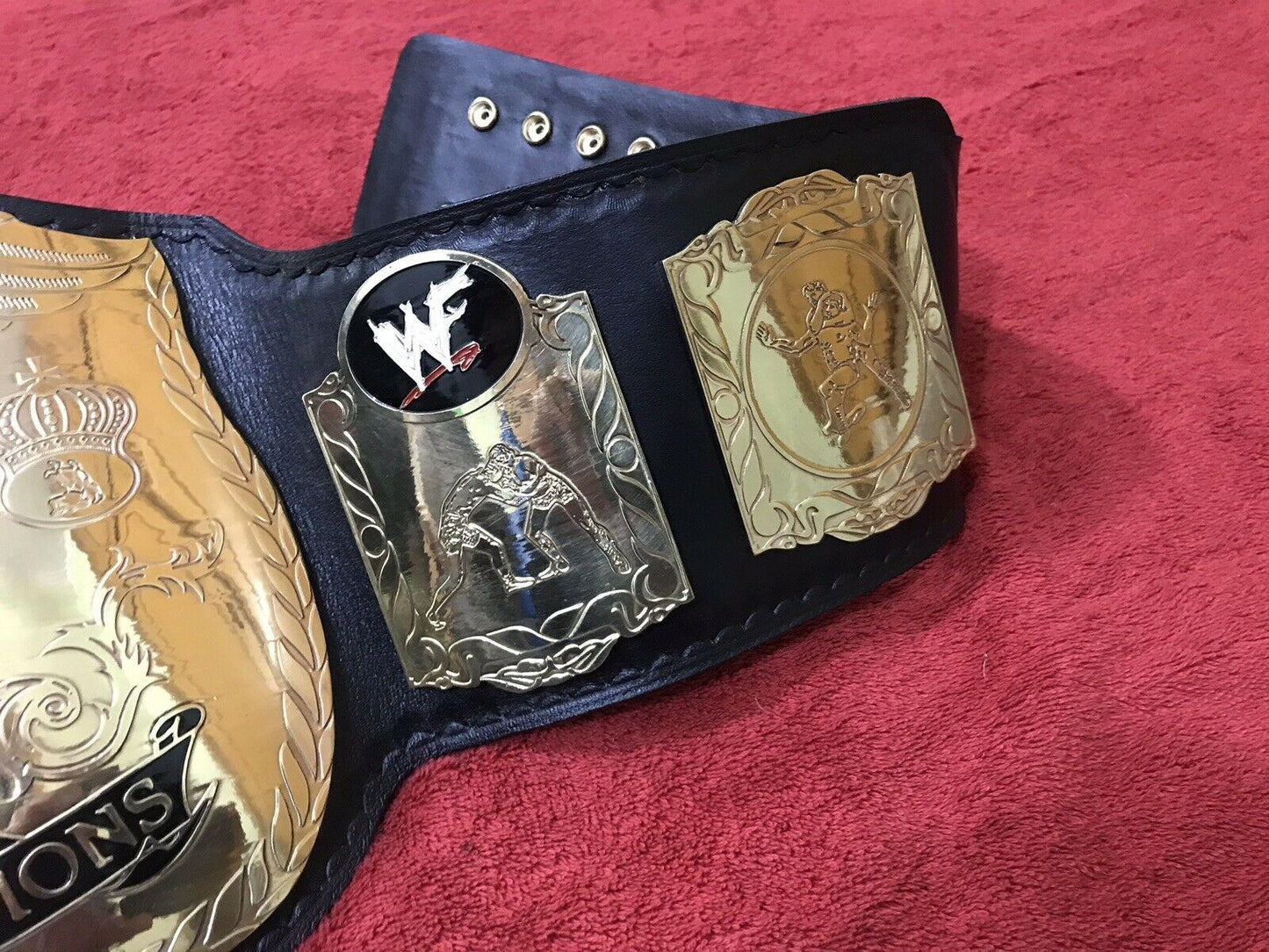 WWF WORLD TAG TEAM Brass Championship Replica Belt