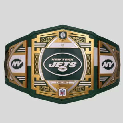 Own the legacy of New York football with this official New York Giants WWE Championship Belt. Featuring a striking blue and red strap, gold brass plates, and the iconic “ny” emblem—this collector’s piece is a must-have for true Giants fans.